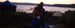 Frankie and I jut after sunset